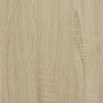 Plantestativ Sonoma Eik 33X33X100 Cm Konstruert Tre