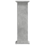 Plantestativ Betonggrå 33X33X100 Cm Konstruert Tre