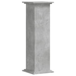 Plantestativ Betonggrå 33X33X100 Cm Konstruert Tre