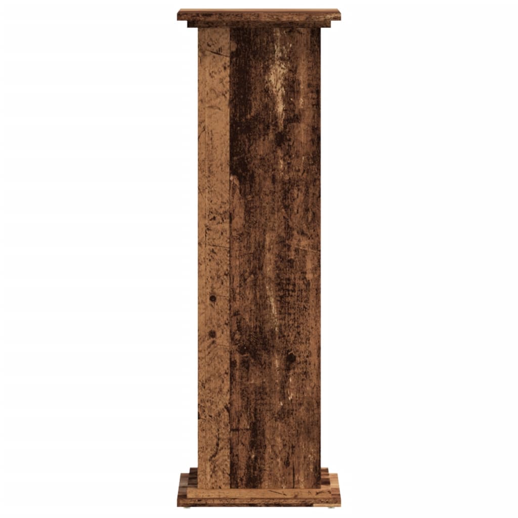 Plantestativ Gammelt Tre 33X33X100 Cm Konstruert Tre