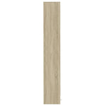 Skjenk Med Led Sonoma Eik 36X32,5X200 Cm Konstruert Tre