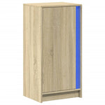 Skjenk Med Led Sonoma Eik 42,5X34X85 Cm Konstruert Tre