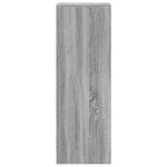 Skjenk Med Led Grå Sonoma 42,5X34X100 Cm Konstruert Tre