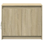 Skjenk Med Led Sonoma Eik 72X34X61 Cm Konstruert Tre