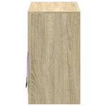 Skjenk Med Led Sonoma Eik 72X34X61 Cm Konstruert Tre
