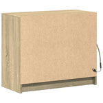 Skjenk Med Led Sonoma Eik 72X34X61 Cm Konstruert Tre