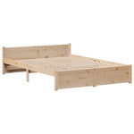 Sengeramme Med Hodegavl 120X200 Cm Heltre Furu