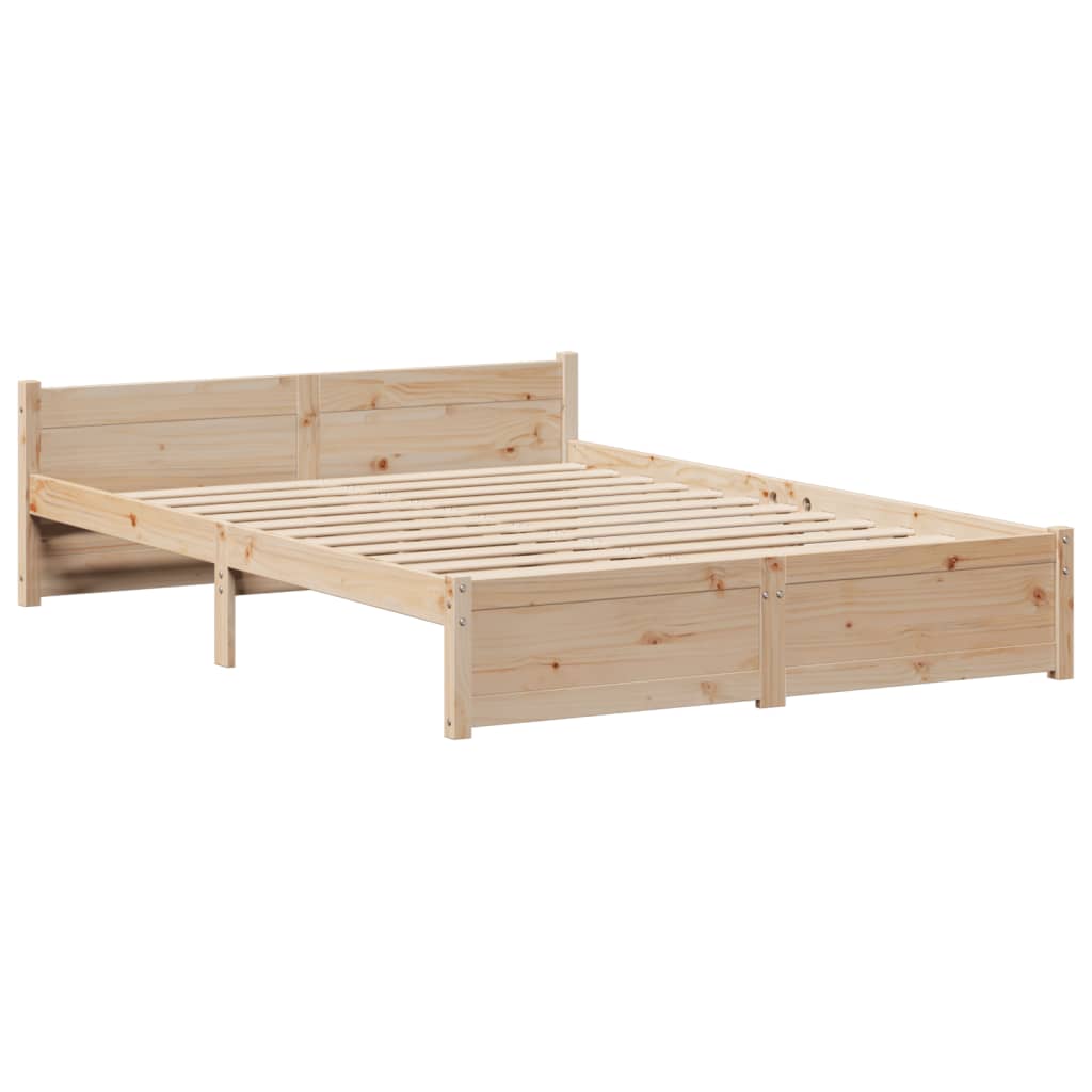 Sengeramme Med Hodegavl 120X200 Cm Heltre Furu