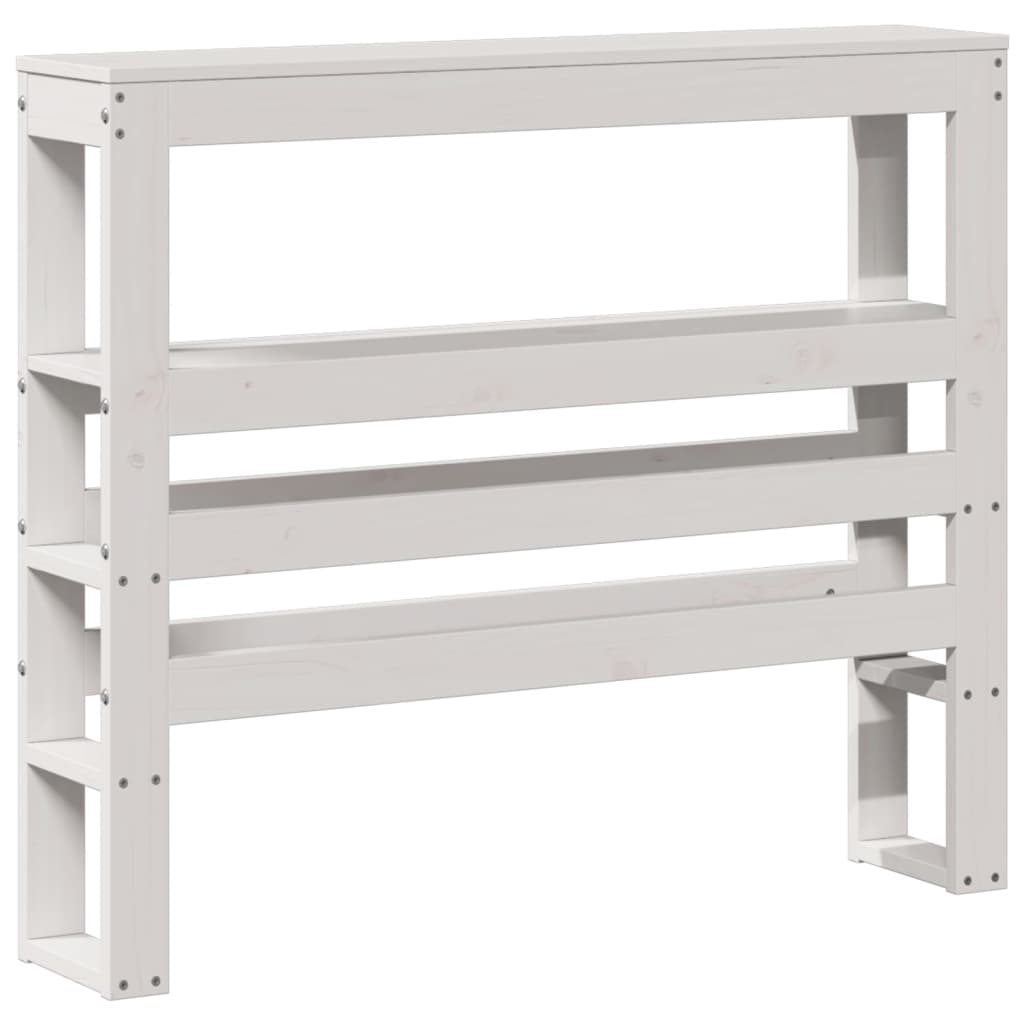 Sengeramme Med Hodegavl Hvit 75X190 Cm Heltre Furu