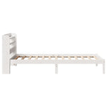 Sengeramme Uten Madrass Hvit 75X190 Cm Heltre Furu