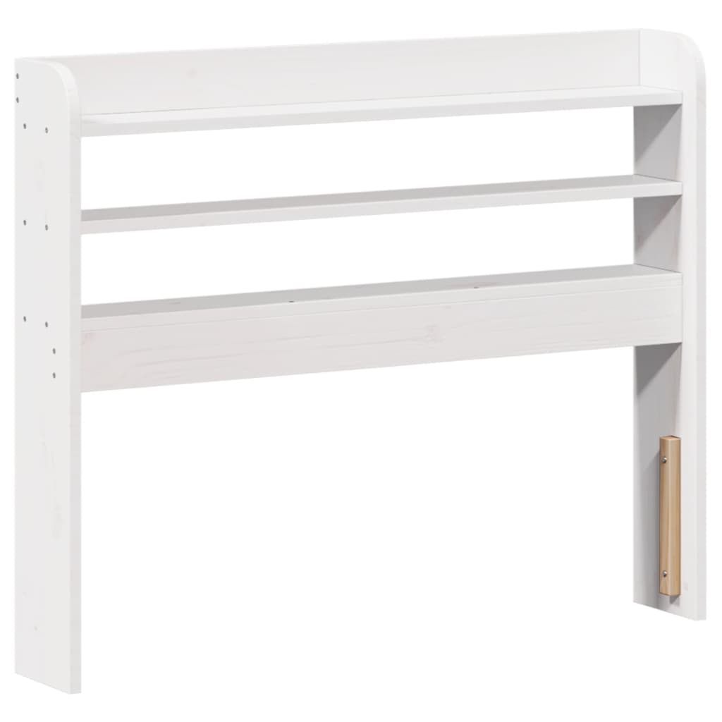 Sengeramme Uten Madrass Hvit 75X190 Cm Heltre Furu