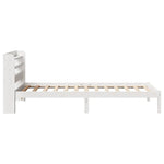 Sengeramme Uten Madrass Hvit 90X190 Cm Heltre Furu