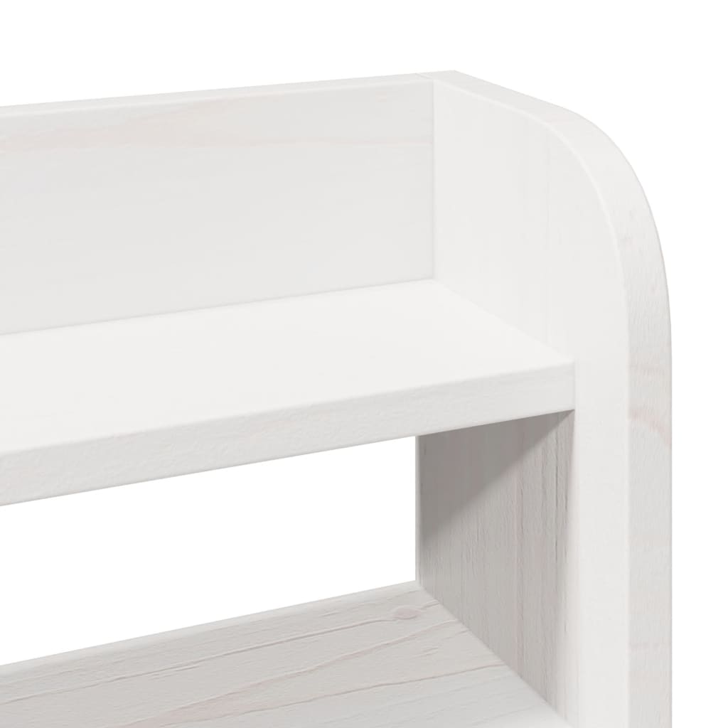 Sengeramme Uten Madrass Hvit 90X190 Cm Heltre Furu