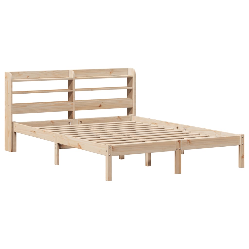Sengeramme Uten Madrass 140X200 Cm Heltre Furu