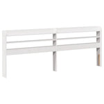 Sengeramme Med Madrass Hvit 200X200 Cm Heltre Furu