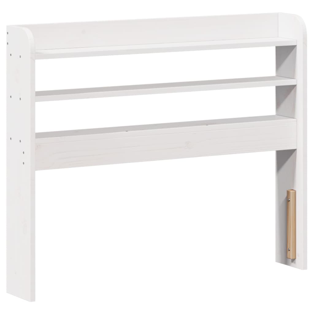 Sengeramme Uten Madrass Hvit 75X190 Cm Heltre Furu