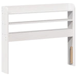 Sengeramme Uten Madrass Hvit 75X190 Cm Heltre Furu