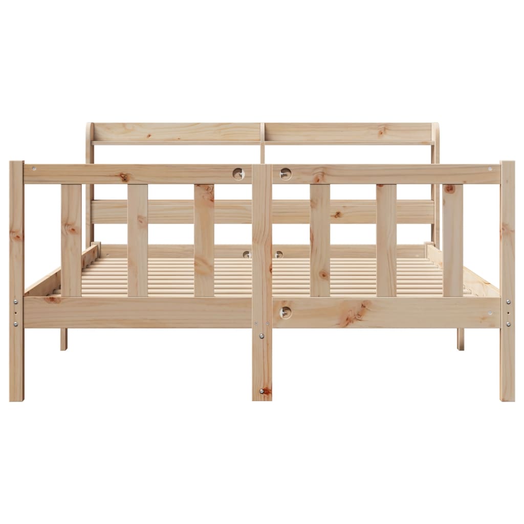 Sengeramme Uten Madrass 140X190 Cm Heltre Furu