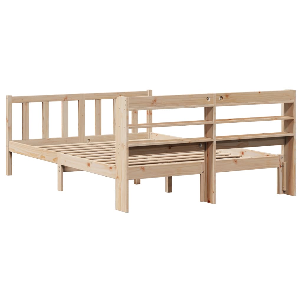 Sengeramme Uten Madrass 140X190 Cm Heltre Furu