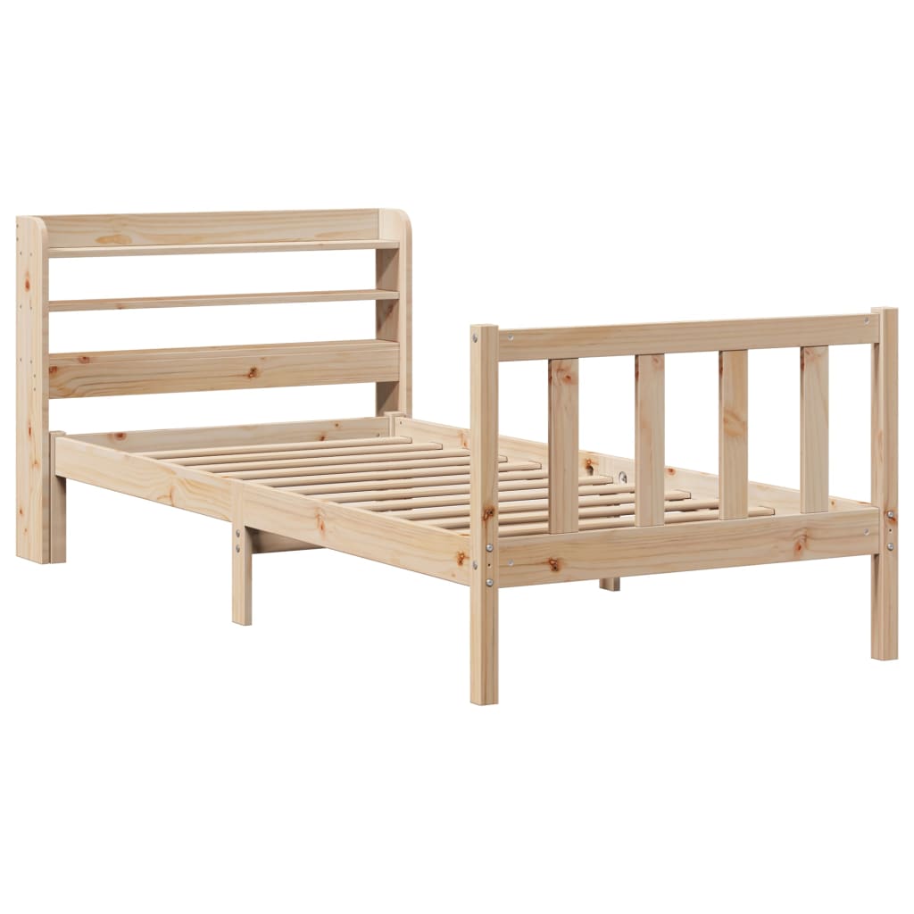 Sengeramme Uten Madrass 90X200 Cm Heltre Furu