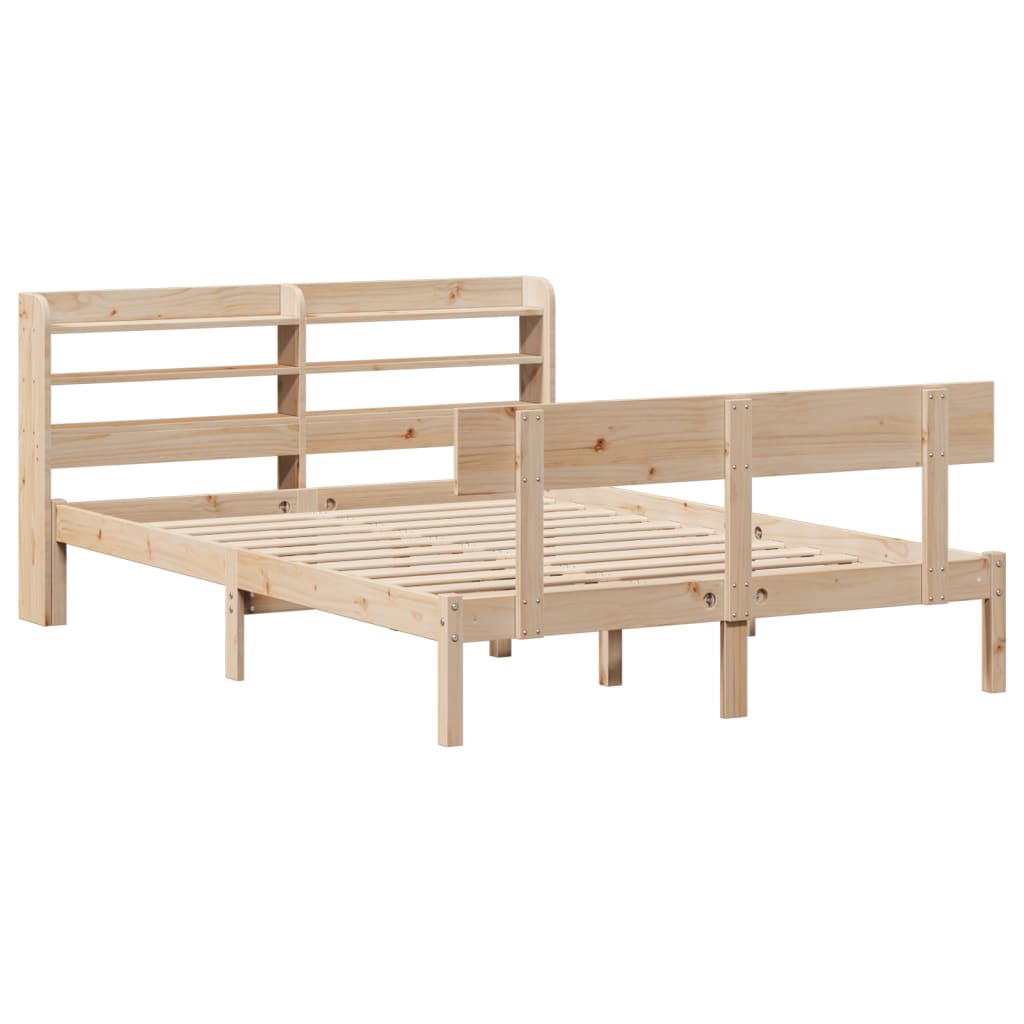 Sengeramme Uten Madrass 160X200 Cm Heltre Furu