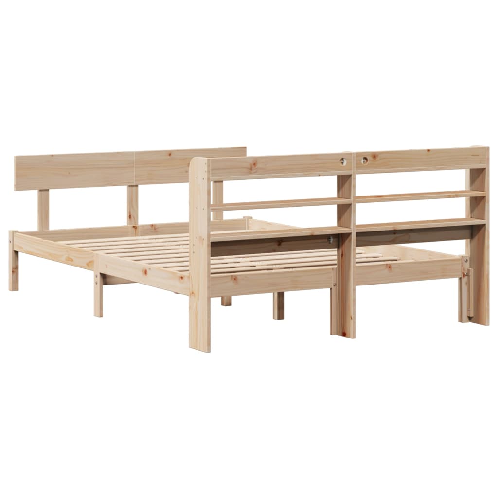 Sengeramme Uten Madrass 160X200 Cm Heltre Furu