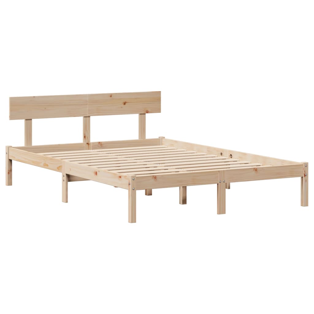Sengeramme Uten Madrass 160X200 Cm Heltre Furu