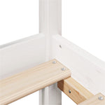 Sengeramme Med Hodegavl Hvit 120X190 Cm Heltre Furu