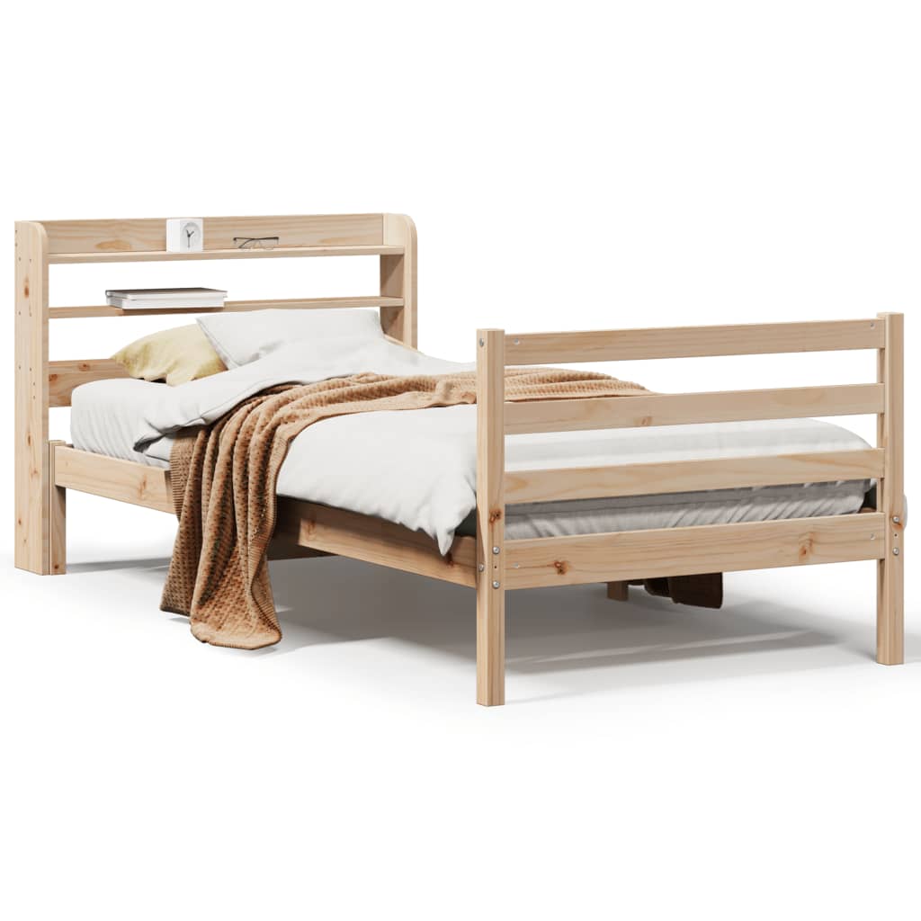 Sengeramme Med Hodegavl 90X200 Cm Heltre Furu