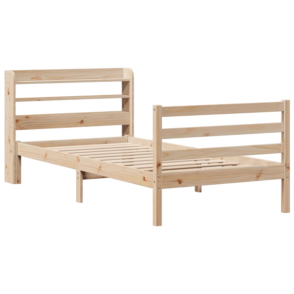 Sengeramme Med Hodegavl 90X200 Cm Heltre Furu