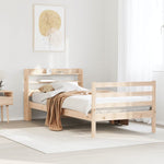 Sengeramme Med Hodegavl 90X200 Cm Heltre Furu