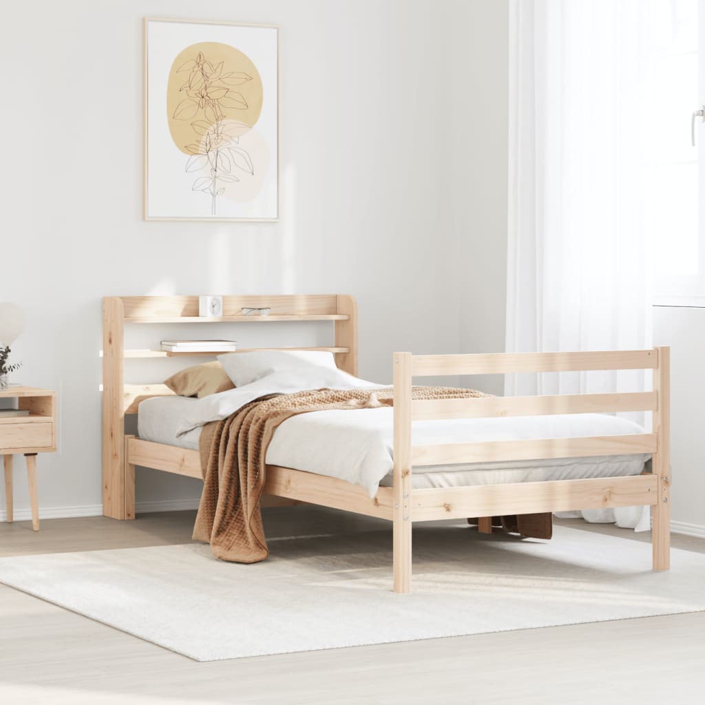 Sengeramme Med Hodegavl 90X200 Cm Heltre Furu