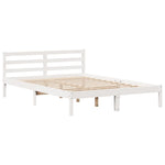 Sengeramme Med Hodegavl Hvit 120X200 Cm Heltre Furu
