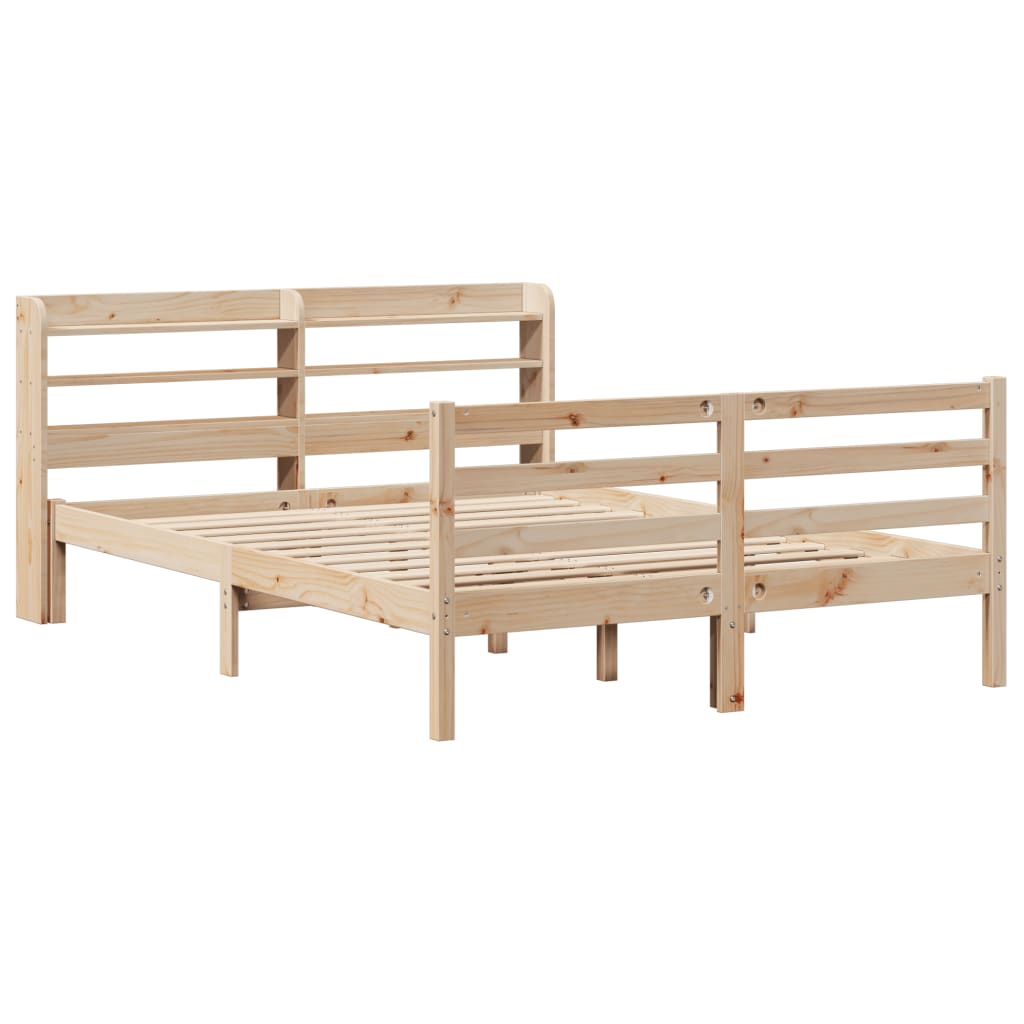 Sengeramme Med Hodegavl 140X200 Cm Heltre Furu