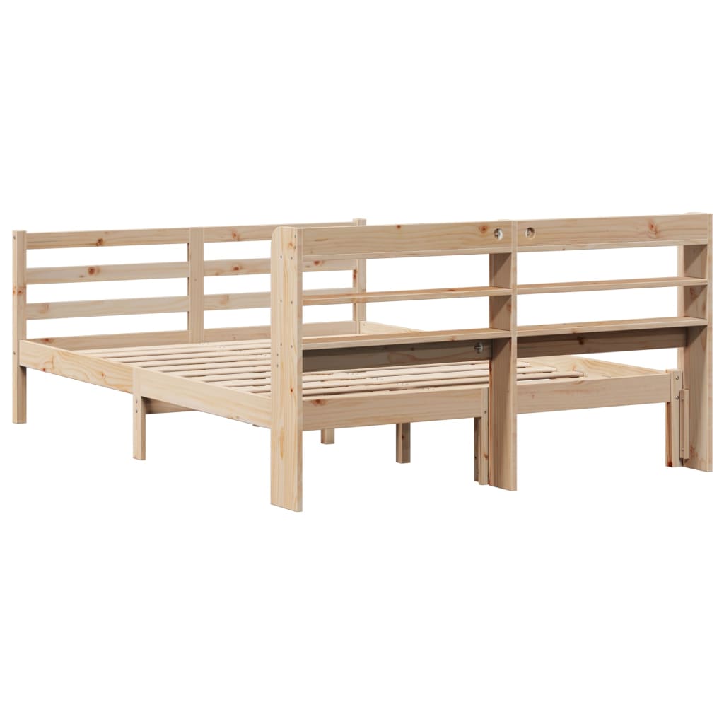 Sengeramme Med Hodegavl 140X200 Cm Heltre Furu