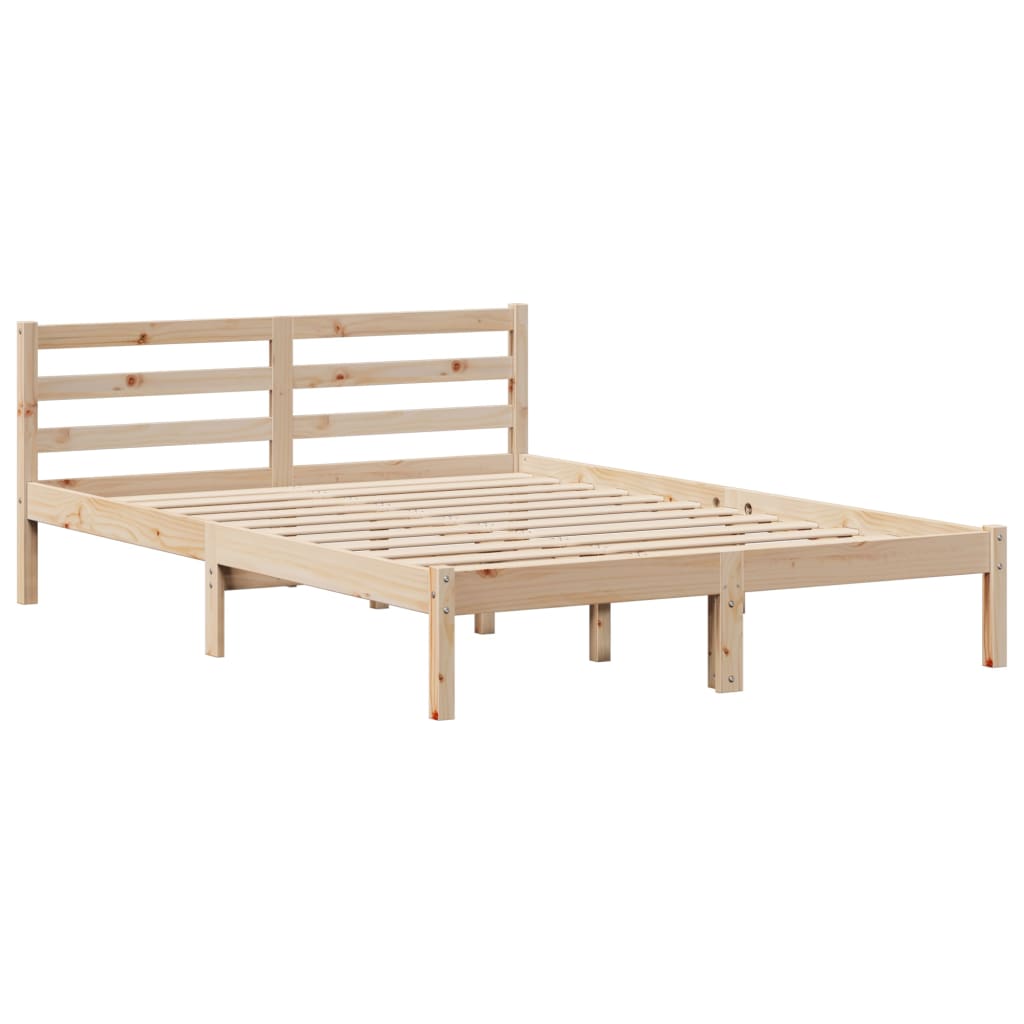Sengeramme Med Hodegavl 140X200 Cm Heltre Furu