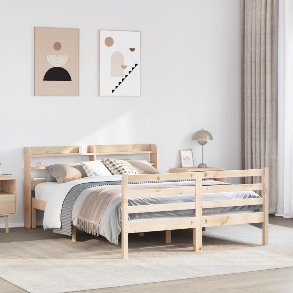 Sengeramme Med Hodegavl 140X200 Cm Heltre Furu