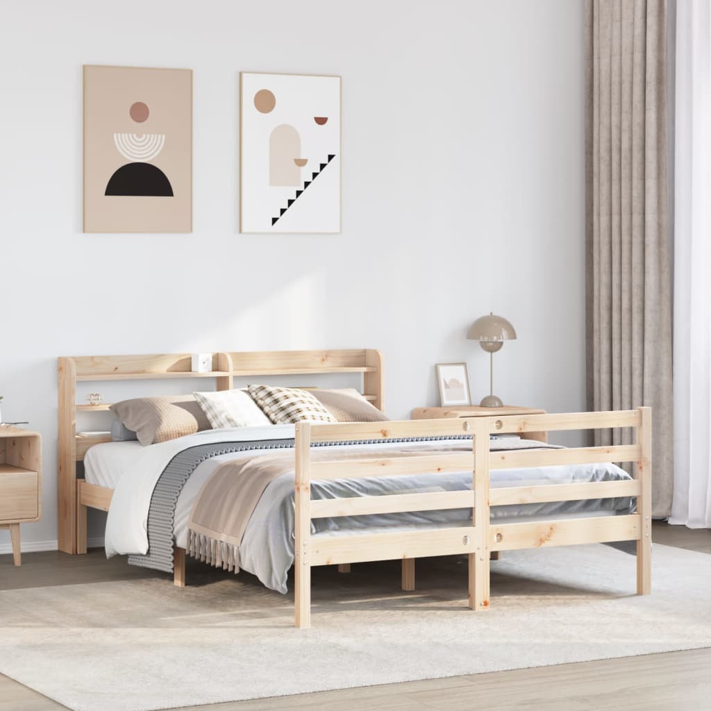 Sengeramme Med Hodegavl 160X200 Cm Heltre Furu