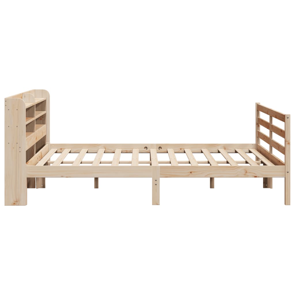 Sengeramme Med Hodegavl 200X200 Cm Heltre Furu