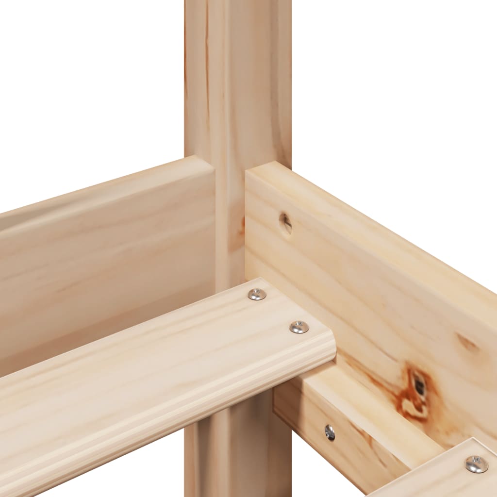 Sengeramme Med Hodegavl 200X200 Cm Heltre Furu