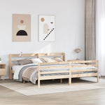 Sengeramme Med Hodegavl 200X200 Cm Heltre Furu