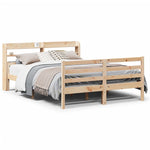 Sengeramme Med Hodegavl 140X200 Cm Heltre Furu