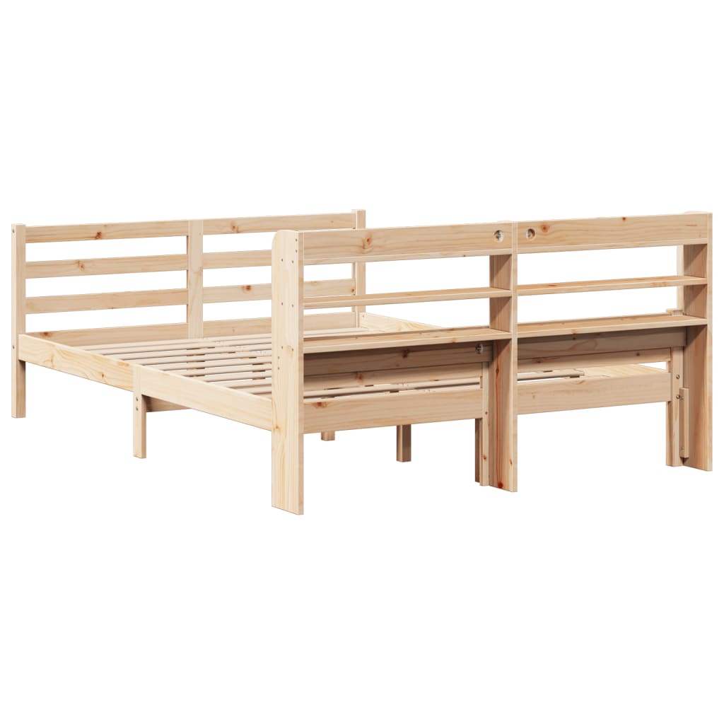 Sengeramme Med Hodegavl 140X200 Cm Heltre Furu