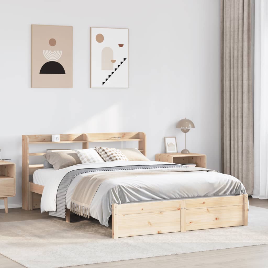 Sengeramme Med Hodegavl 140X190 Cm Heltre Furu