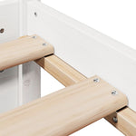 Sengeramme Med Hodegavl Hvit 140X190 Cm Heltre Furu