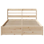 Sengeramme Med Hodegavl 120X200 Cm Heltre Furu