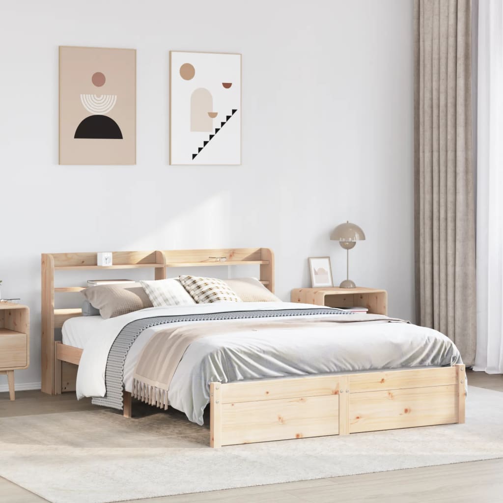Sengeramme Med Hodegavl 120X200 Cm Heltre Furu