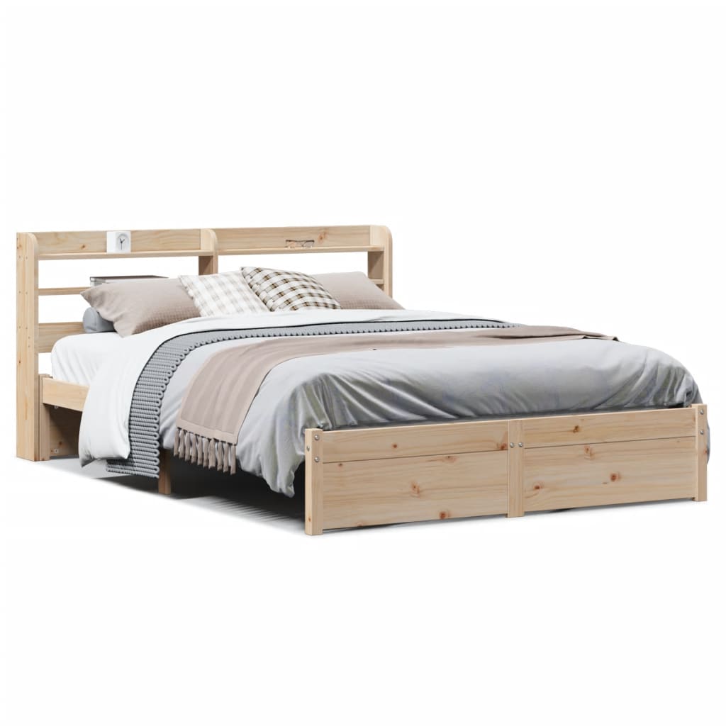 Sengeramme Med Hodegavl 160X200 Cm Heltre Furu