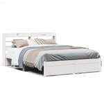 Sengeramme Med Hodegavl Hvit 160X200 Cm Heltre Furu