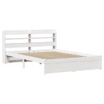 Sengeramme Med Hodegavl Hvit 160X200 Cm Heltre Furu